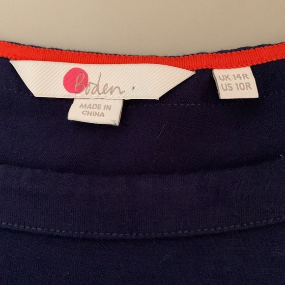 Boden Sylvia Tie Jersey Tunic Size 10 - Picture 5 of 7